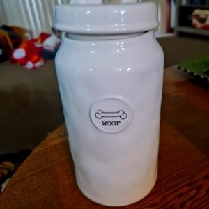 WOOF treats or food - Rae Dunn excellent condition